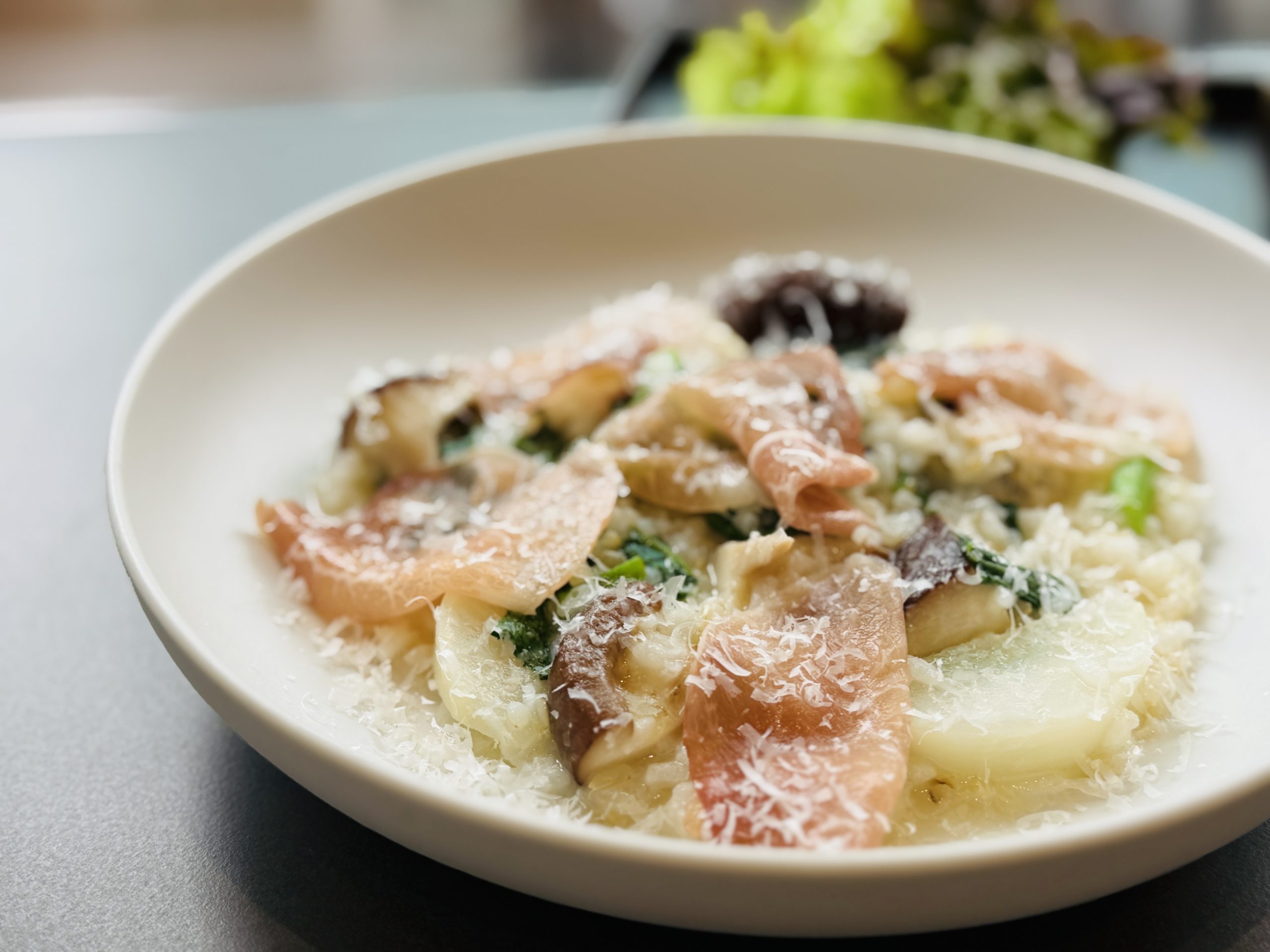 今週のスパ、リゾット料理画像